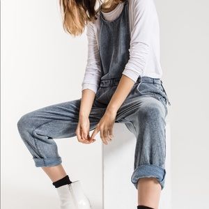 Z SUPPLY: Knit Denim Overall- Indigo